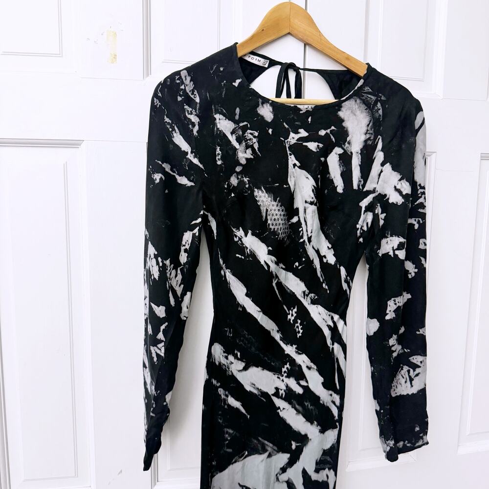 Third Form Twist Through Bias Tie Back Midi Dress - image 5